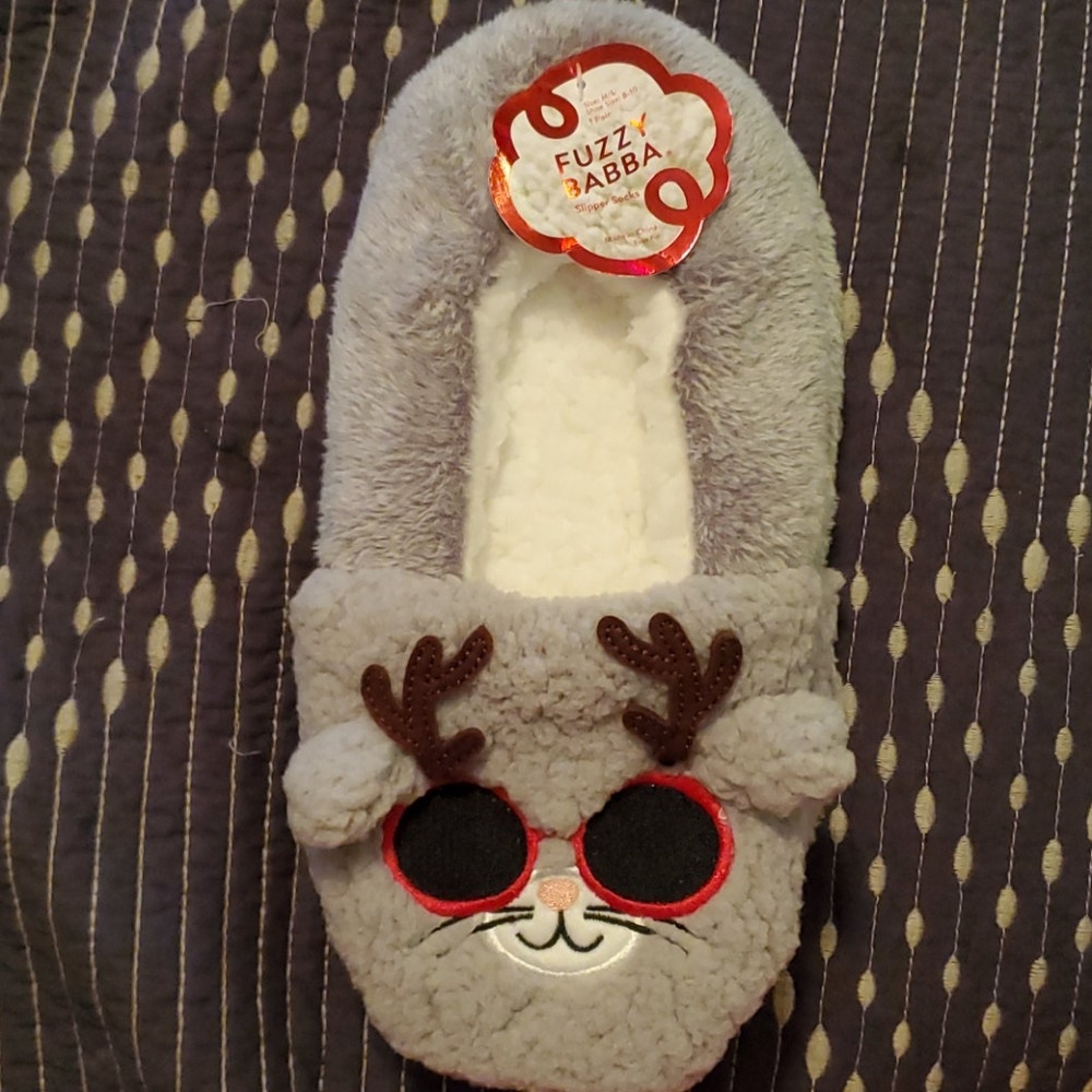 Cat slippers